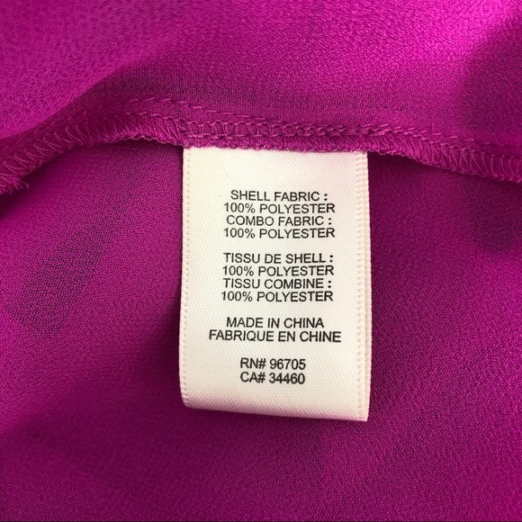 Rebecca Taylor Double Layer Aerin Top Fuchsia - Picture 10 of 11